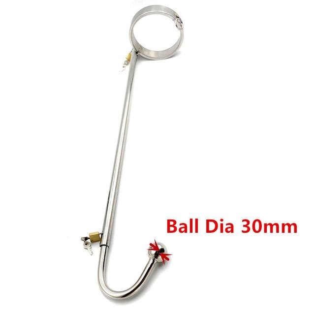 Stainless Steel Collar Slave Posture Bar Anal Hook Bondage Bdsm Restraints Kit