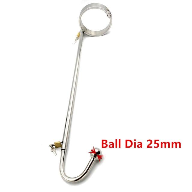 Stainless Steel Collar Slave Posture Bar Anal Hook Bondage Bdsm Restraints Kit