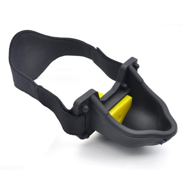 Silicone Urinal Mouth Gag Submissive Bondage Head Harness Bdsm Piss Fetish