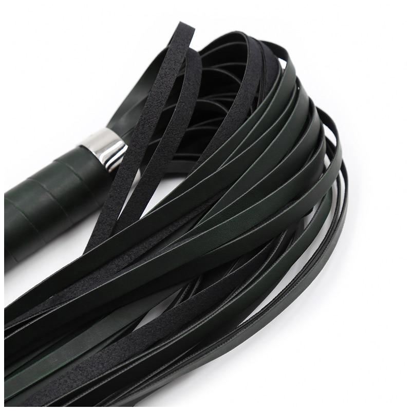 Brown Or Black Flogger Spanking Sex Toy Bdsm Bondage Restraints