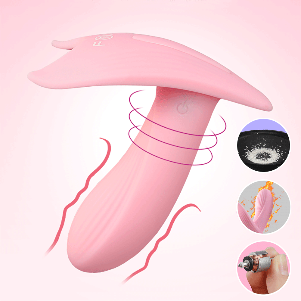 Sexy Fox Automatic Heating Wireless Wearable Dildo Vibrator Clitoral Stimulation