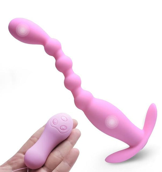 Wireless Control Anal Beads Vibrator Prostate Massager Butt Plug