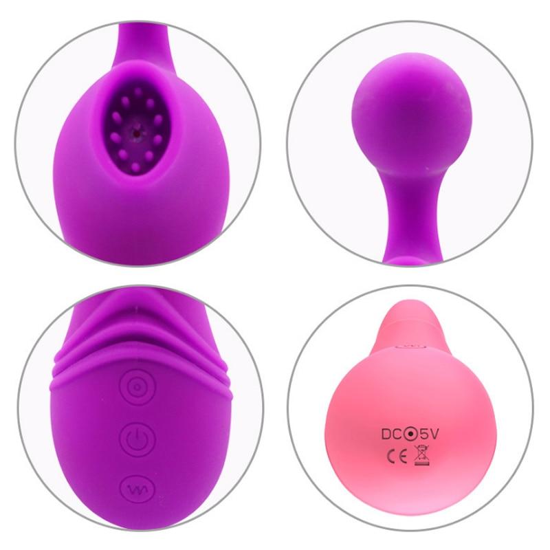 12 Speed Clitoral Stimulator Air Suction Mini Sucking Vibrator Sex Toy Waterproof