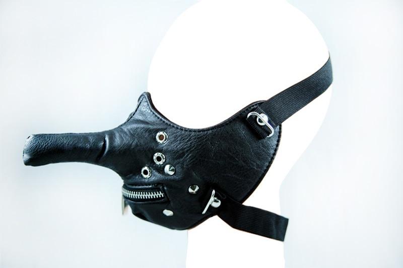 Bdsm Humiliation Play Long Nose Mask Bondage Gear Sex Toys For Couples