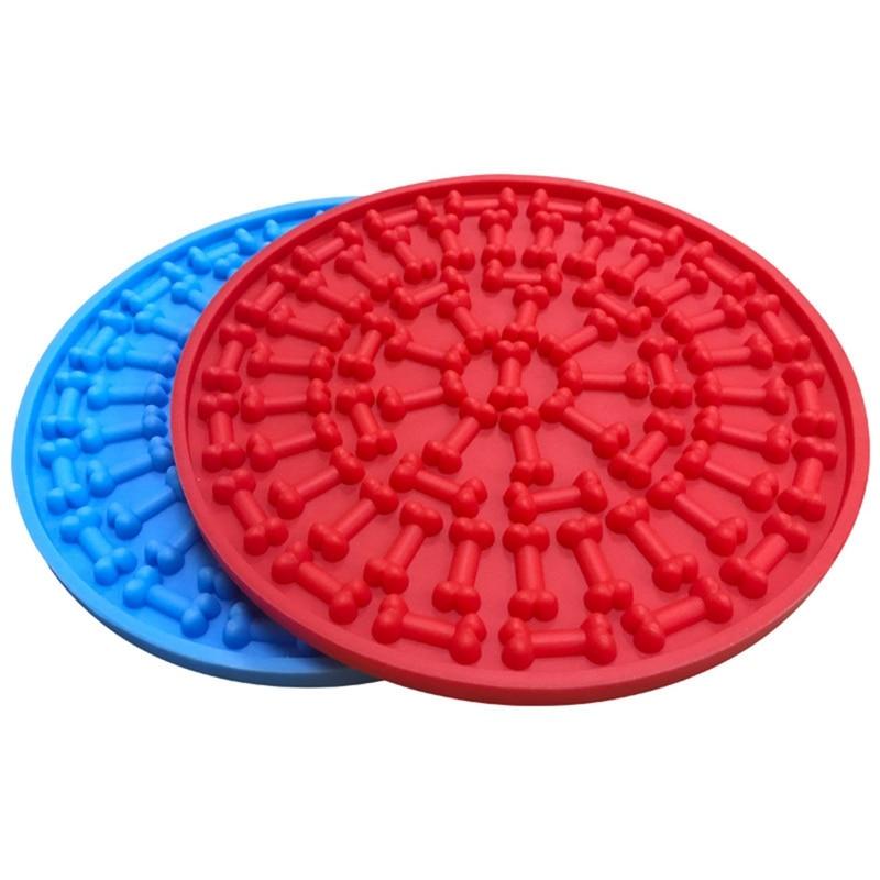 Bath Buddy Dog Toy Treat Plate Feeding Lick Mat