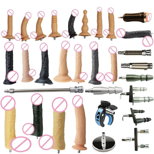 Multiple Sex Machine Attachment Vac-U-Lock Dildo Suction Cup Bdsm