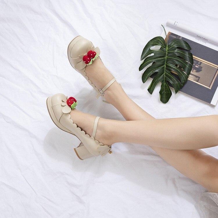Berry Babe Mary Janes Lolita Shoes