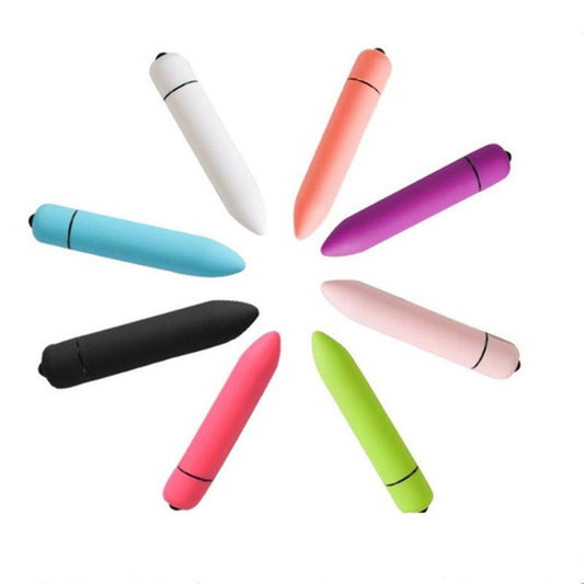 12 Colours Mini Vibrator 10 Speeds Discreet Vibrations