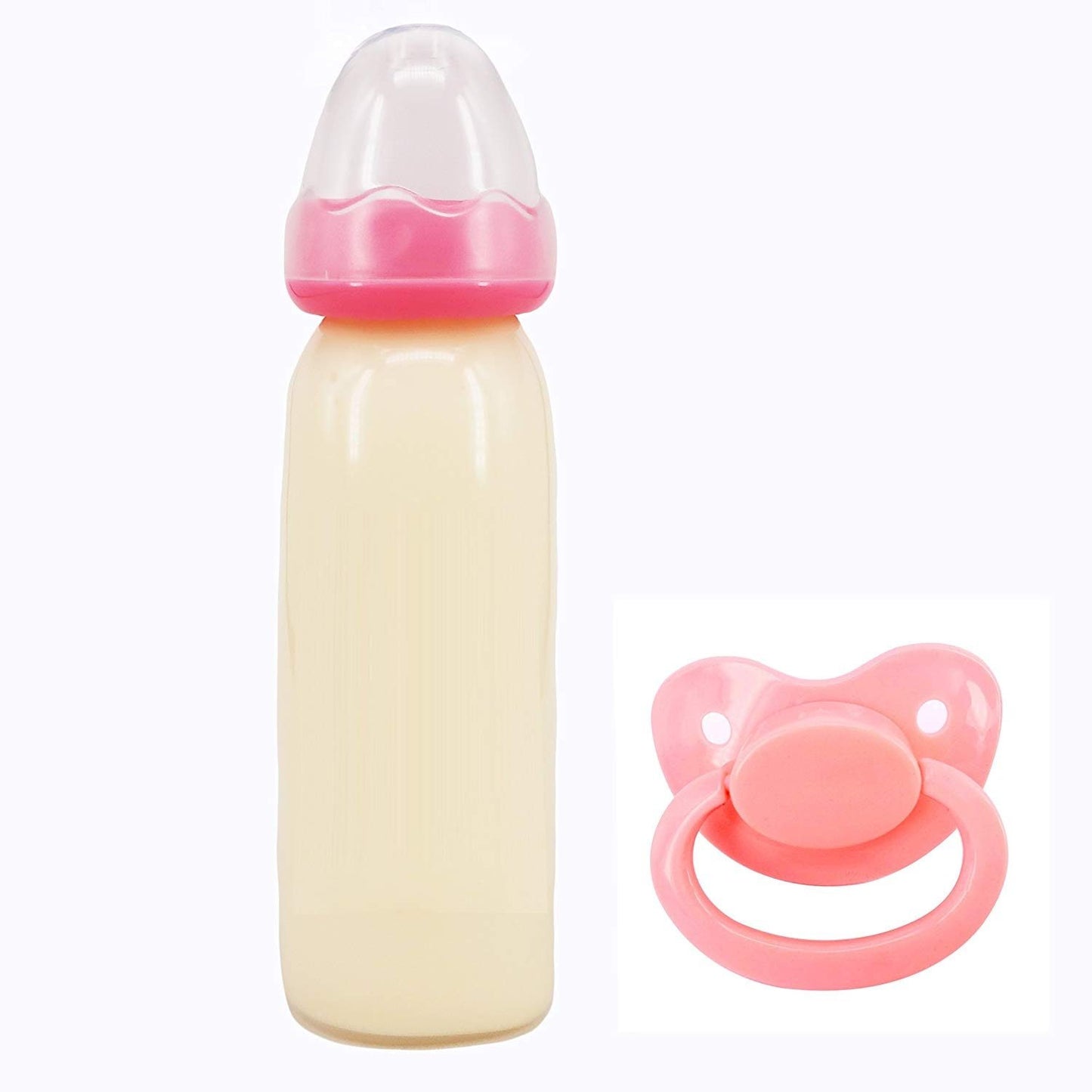 Baby Bottle With Adult Pacifier Abdl Ddlg Bdsm Daddy Dom L