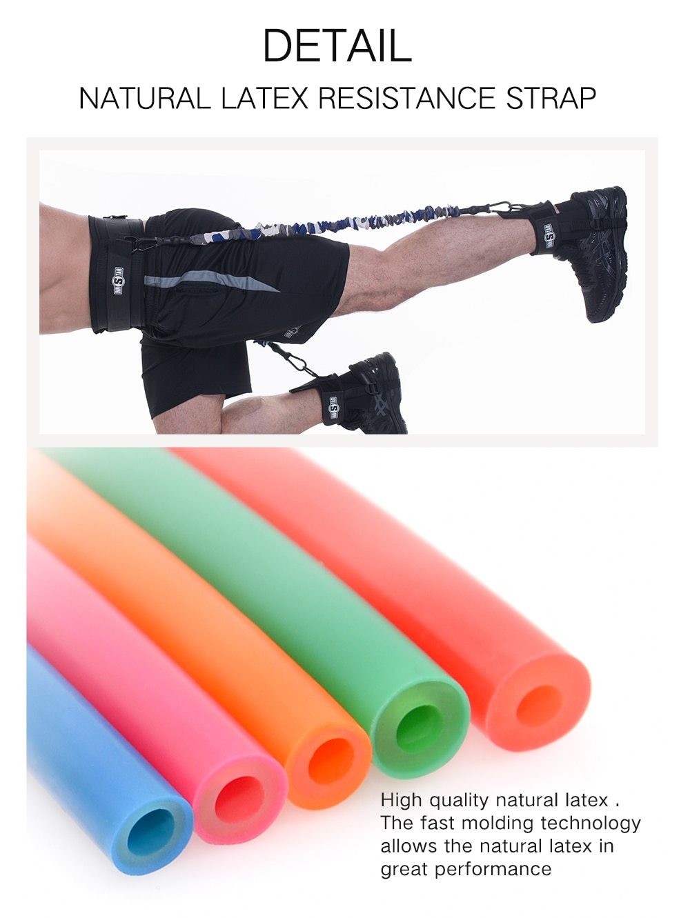 Vertical Jump Trainer Leg Strength Resistance Bands Home Gym Workout Fitness Exercise Equipment