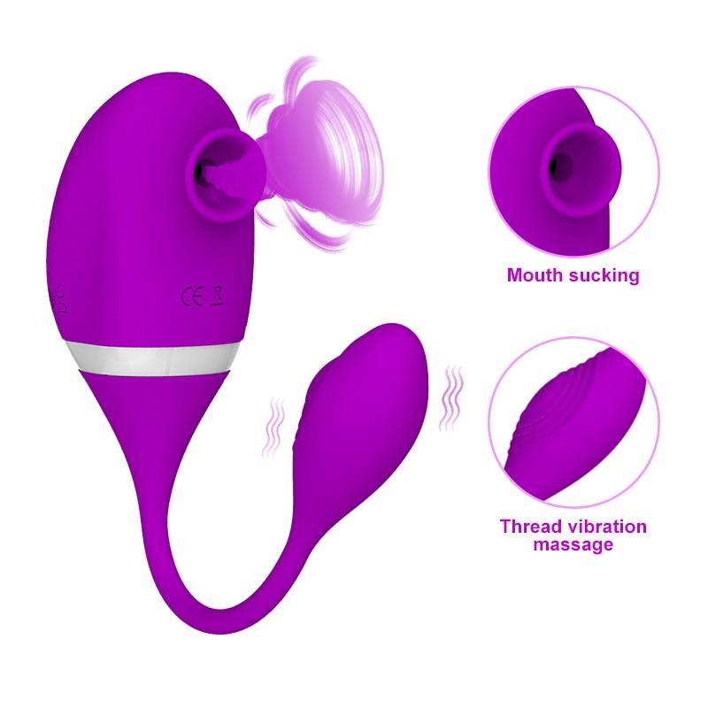 Clitoral Sucking Vibrator G Spot Sex Toys For Women Clitoris Stimulator Nipple Massage