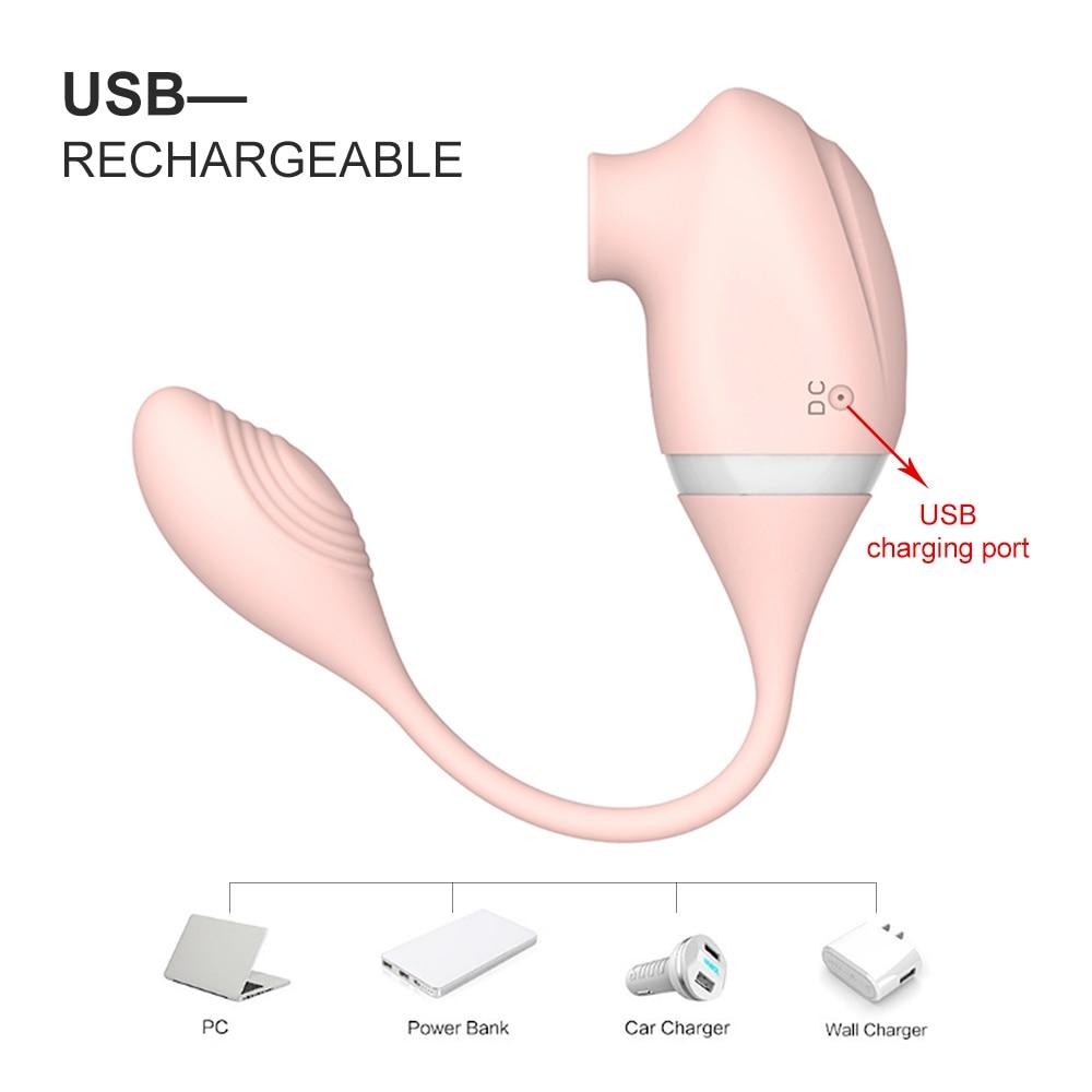 Clitoral Sucking Vibrator G Spot Sex Toys For Women Clitoris Stimulator Nipple Massage