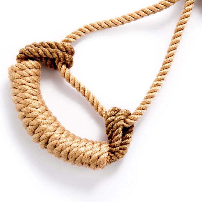 Shibari Rope Bit Gag Handmade Bondage Restraints Bdsm