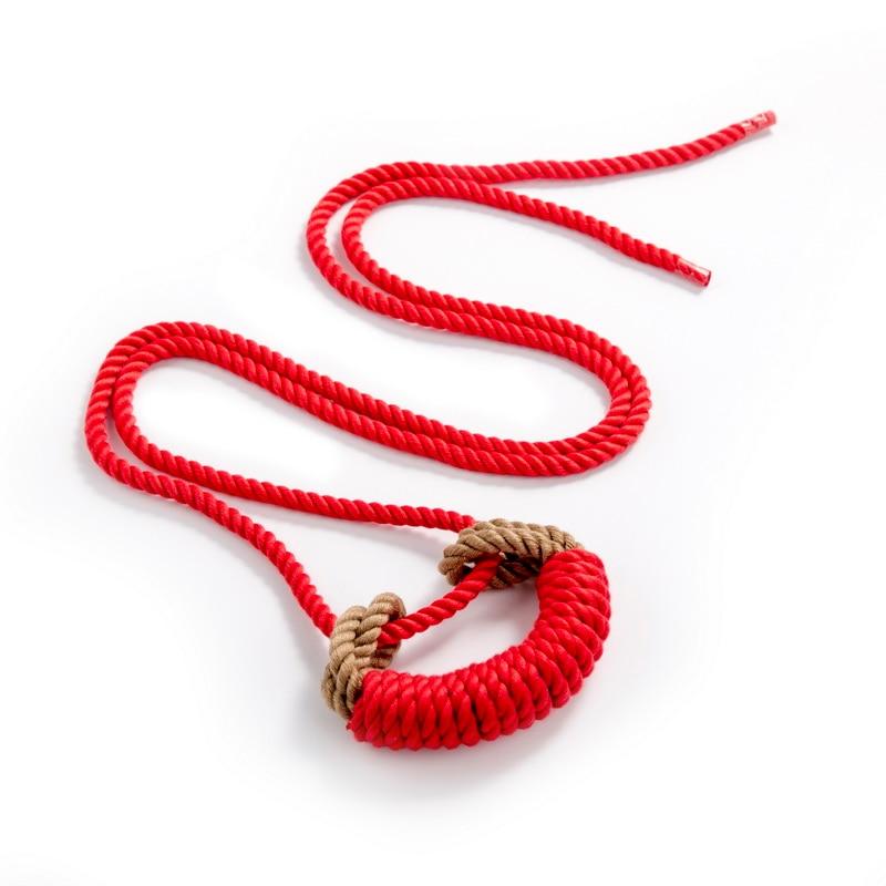 Shibari Rope Bit Gag Handmade Bondage Restraints Bdsm
