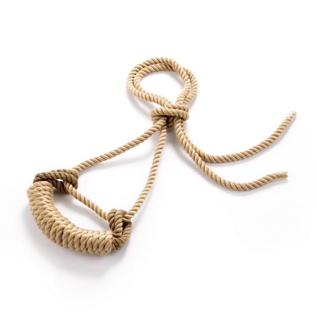 Shibari Rope Bit Gag Handmade Bondage Restraints Bdsm