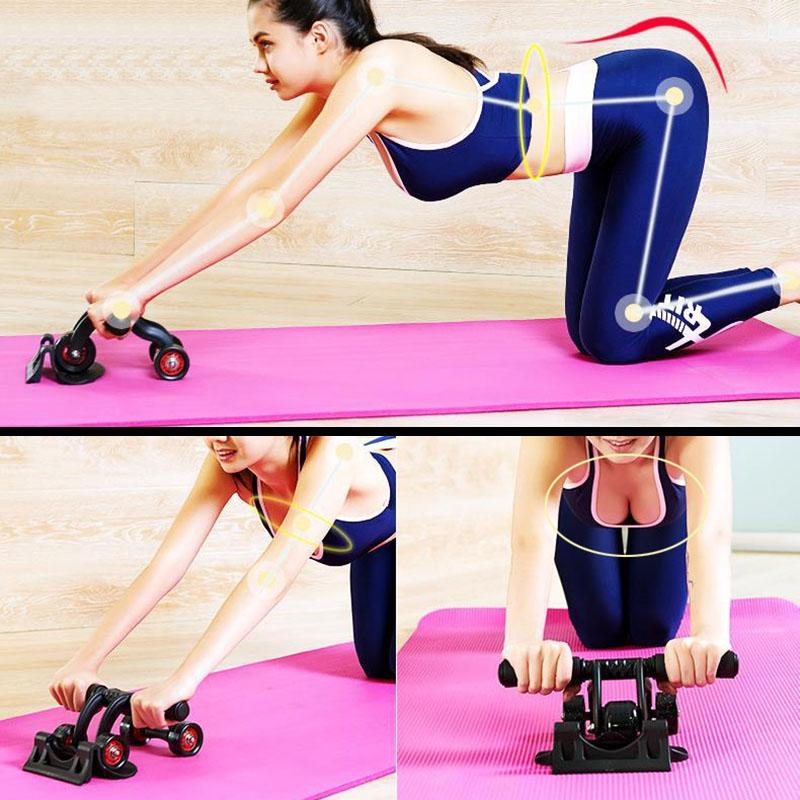 Ab Roller Abdominal Muscle Workout Wheels Gym Equipment