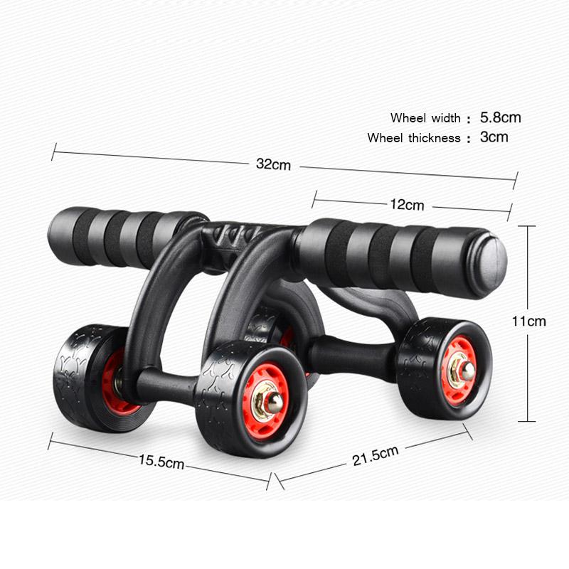 Ab Roller Abdominal Muscle Workout Wheels Gym Equipment