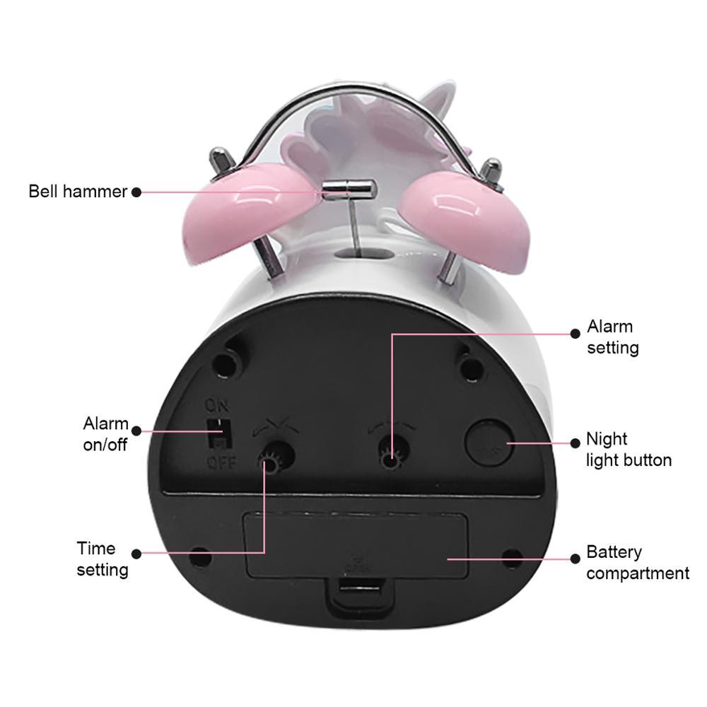 Cute Cartoon Alarm Clock Bedroom Accessories