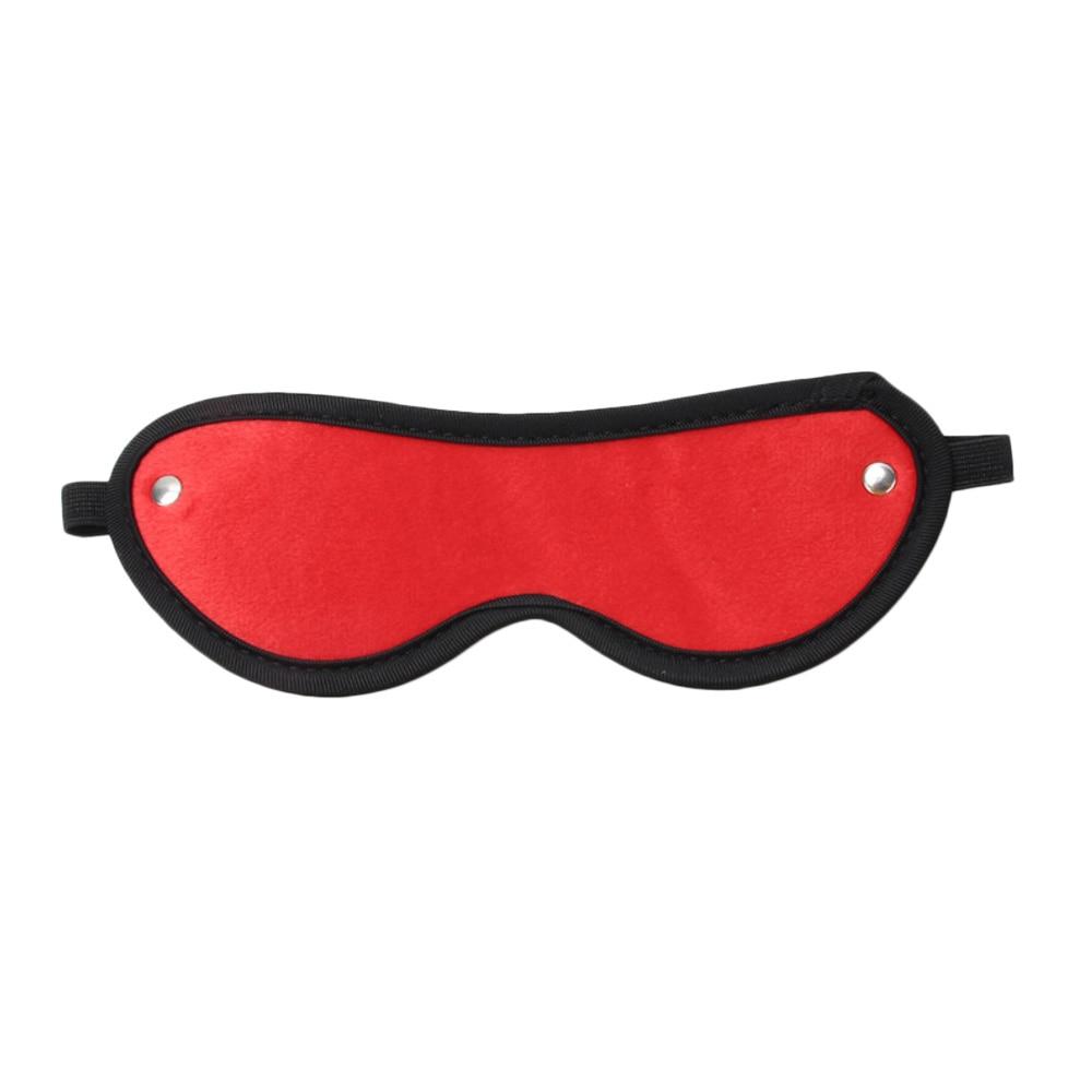 Bdsm Red Black Bondage Starter Kit Nipple Clamps Collar Cuffs Kink