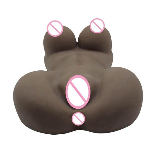 Realistic Half Body Silicone Sex For Men Anal Vagina Big Breasts Love Doll