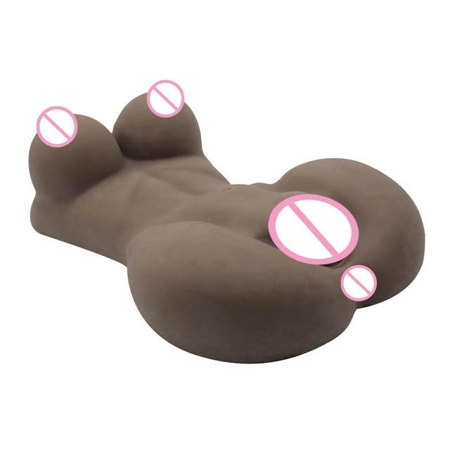 Realistic Half Body Silicone Sex For Men Anal Vagina Big Breasts Love Doll