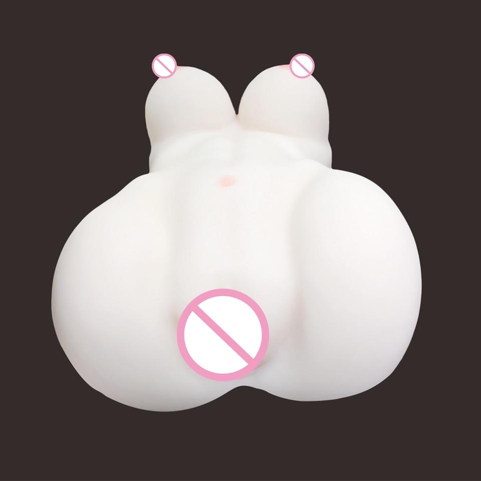 Realistic Half Body Silicone Sex For Men Anal Vagina Big Breasts Love Doll