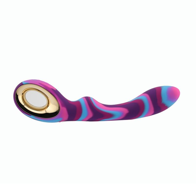 10 Speed Dildo Heating Vibrator G Spot Clitoral Stimulator Colourful Sex Toy