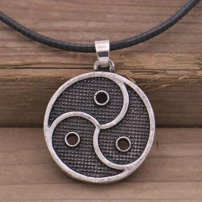 Bdsm Pendant Necklace Triskelion Emblem Symbolic Jewellery