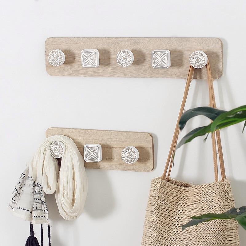 Wall Hanging Boho Hooks Minimalist Stylish Decor