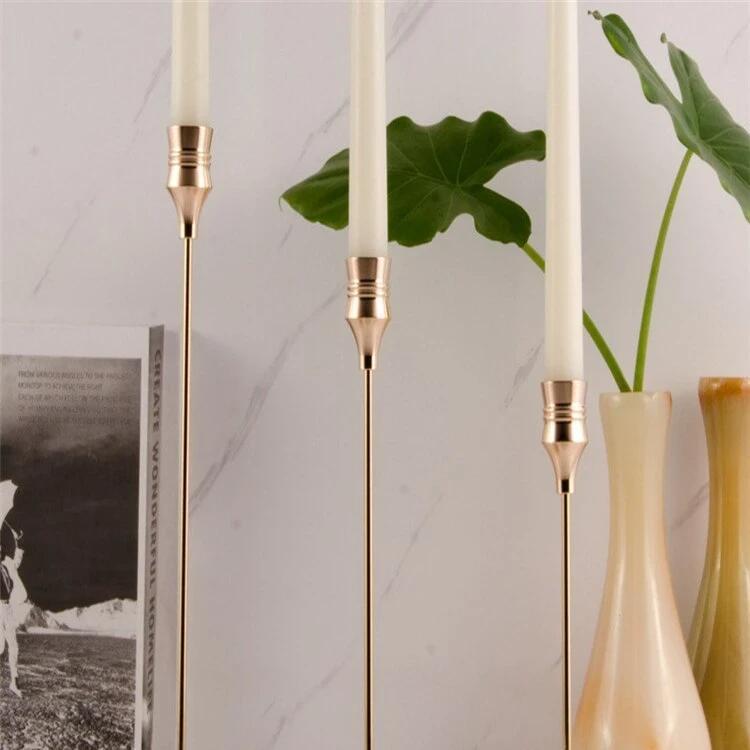 1 Sets of 1 Sets Of Minimalist Candle Holders Modern Simple Decor