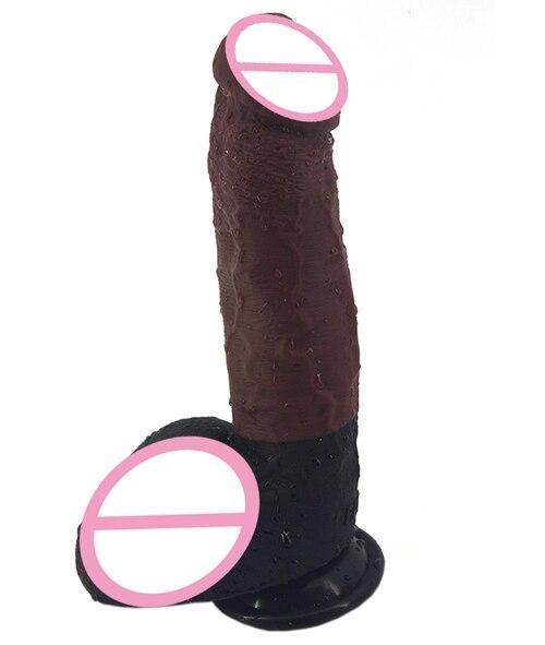 Realistic Couples Silicone Penis Masturbator Black Dildos Erotic Cock G Spot Clitoris Anal Sex Toy
