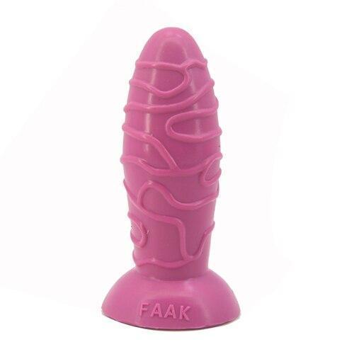 Faak 17Cm Silicone Butt Plug Anal Dildo Dong Thick Flesh