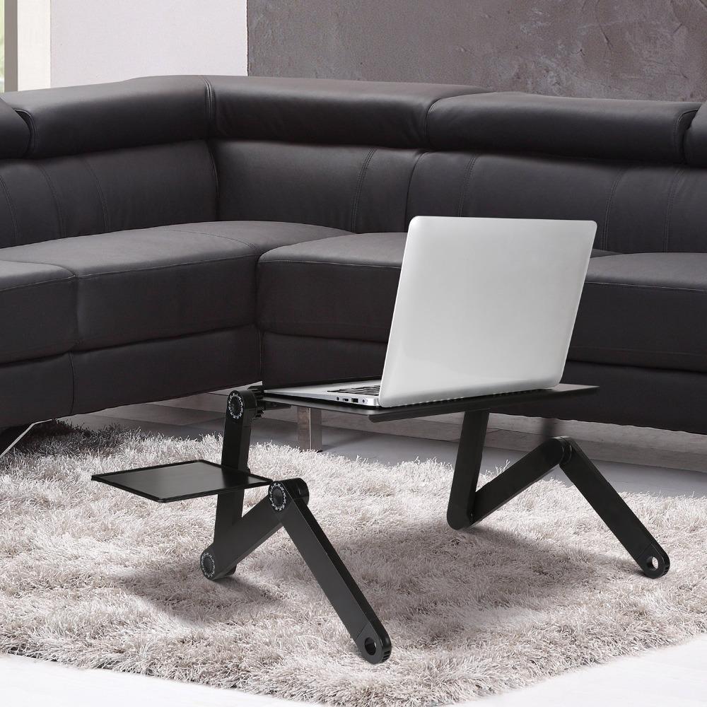 Folding Laptop Desk Ergonomic Aluminum Bed Stand