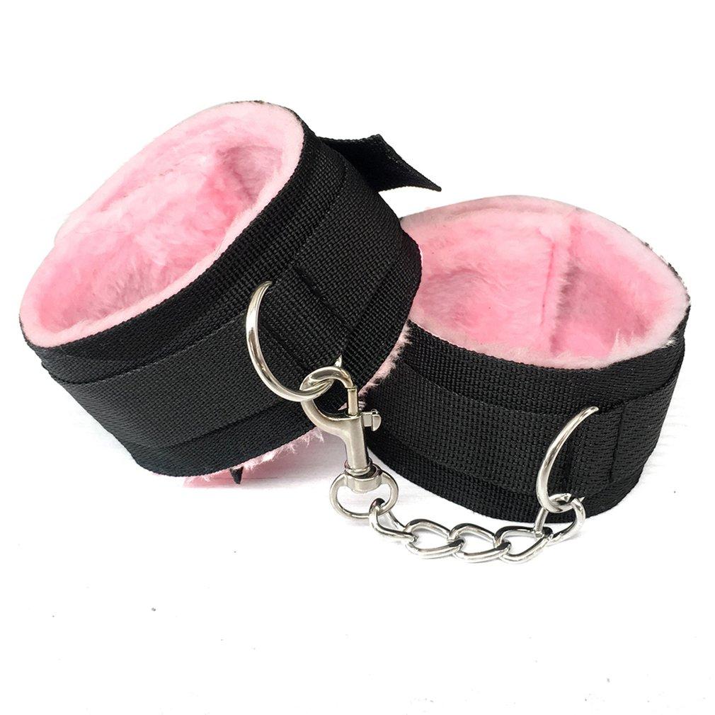 Bdsm Beginners 10 Piece Bondage Restraints Starter Kit Set Pink Purple Black