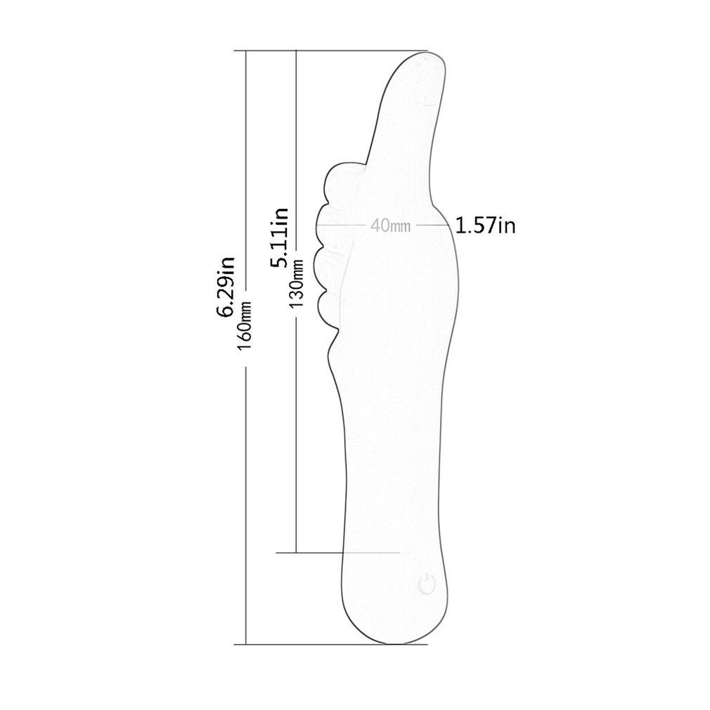 10 Frequency Magic Finger Vibrator Usb Rechargeable Sex Toy Women