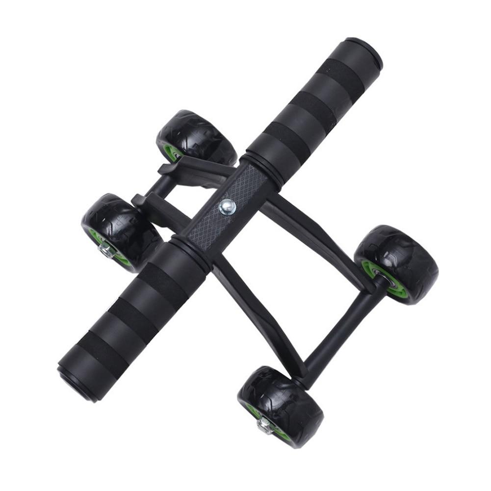 4 Wheel Ab Roller Abdominal Power Gym Fitness Exercise Equipment