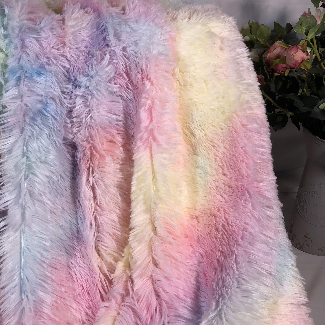 Colourful Rainbow Plush Super Soft Blanket Winter Warmers