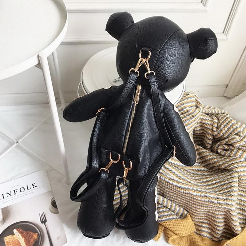 1 Sets of Hod Health & Home Punk Goth Skeleton Bear Backpack | Accessories For Women