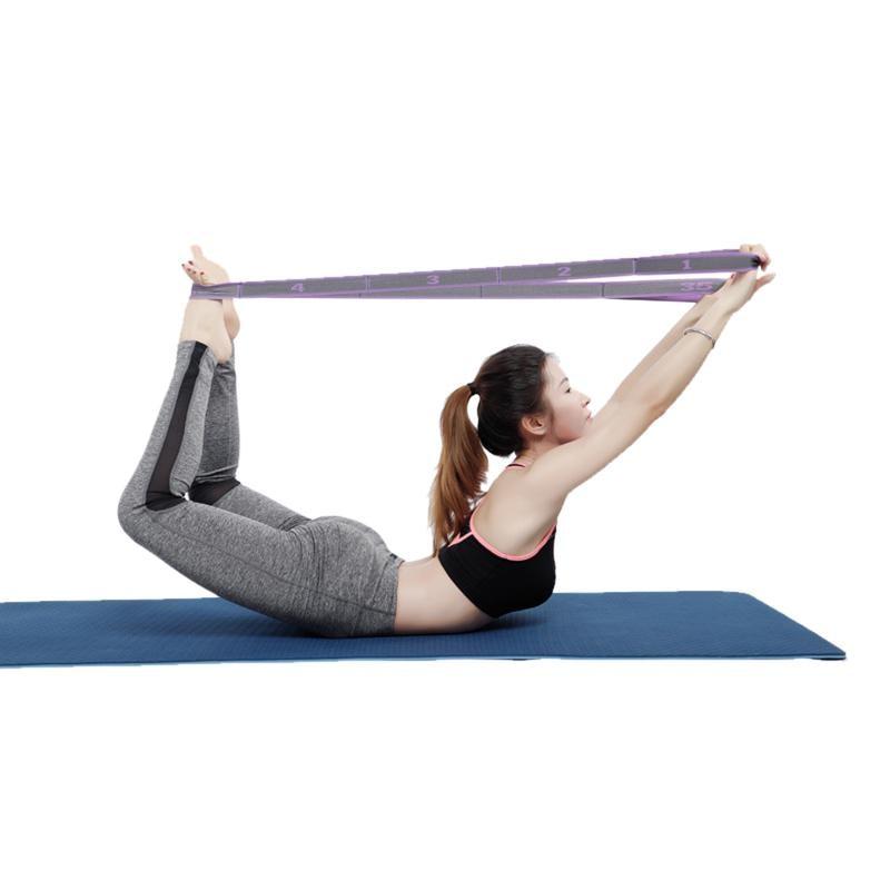 Yoga Stretching Multi Loop Strap Pilates Gym Flexibility Exercise Fitness Workout