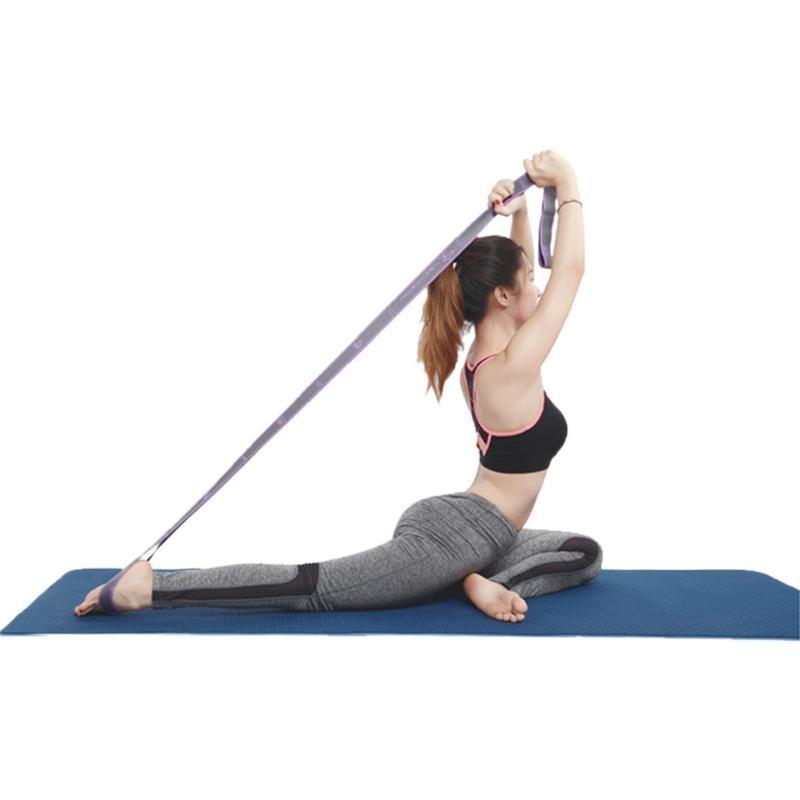 Yoga Stretching Multi Loop Strap Pilates Gym Flexibility Exercise Fitness Workout