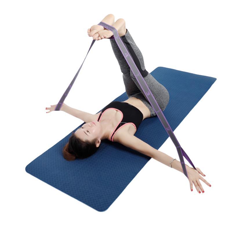 Yoga Stretching Multi Loop Strap Pilates Gym Flexibility Exercise Fitness Workout