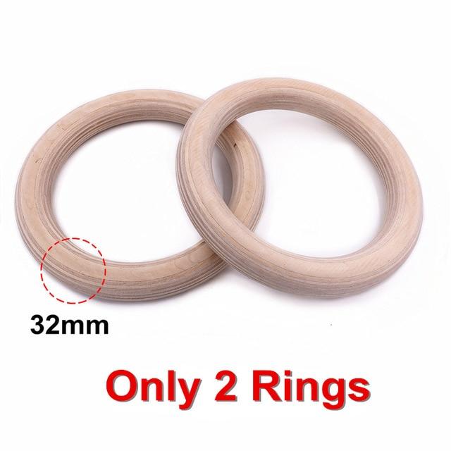 Double Birch Gymnastics Training Rings Crossfit Sport Exercise 28 / 32Mm Fitness