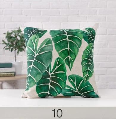 Plant Cushion Covers Coastal Decor