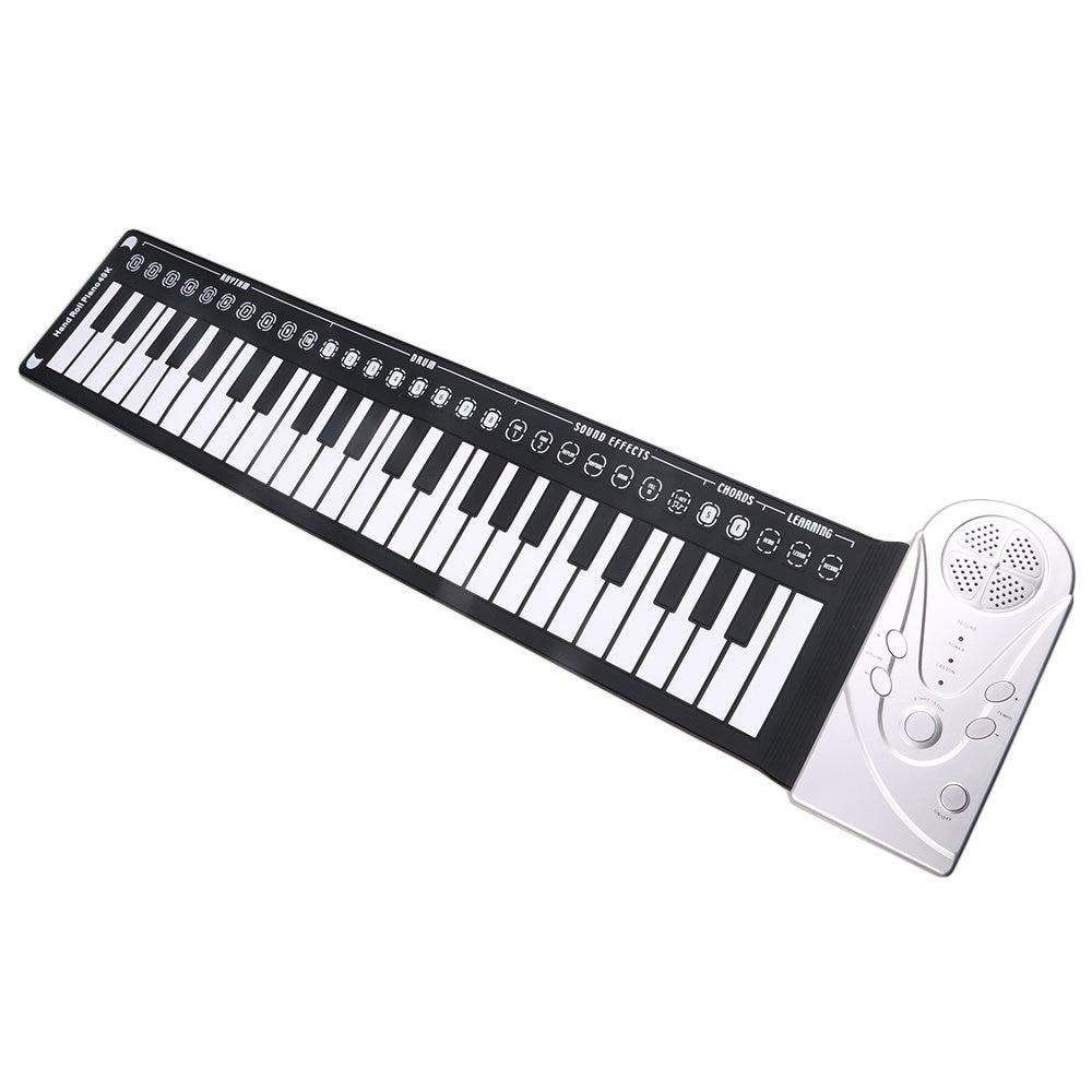 Flexible 49 Keys Roll Up Piano Folding Electronic Keyboard