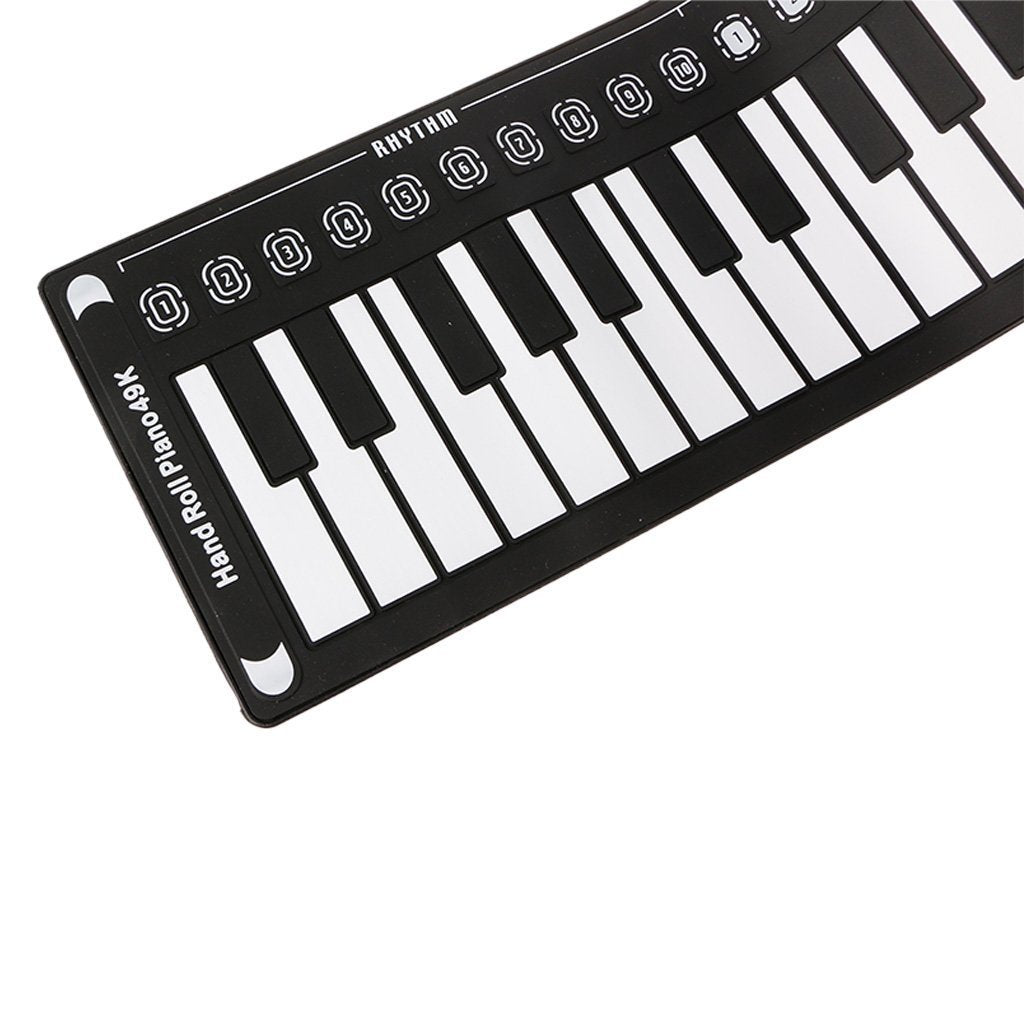 Flexible 49 Keys Roll Up Piano Folding Electronic Keyboard