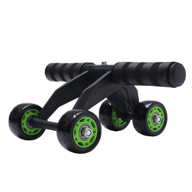 4 Wheel Ab Roller Abdominal Power Gym Fitness Exercise Equipment