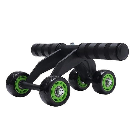 4 Wheel Ab Roller Abdominal Power Gym Fitness Exercise Equipment