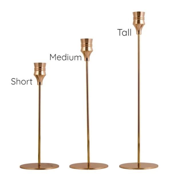 1 Sets of 1 Sets Of Minimalist Candle Holders Modern Simple Decor