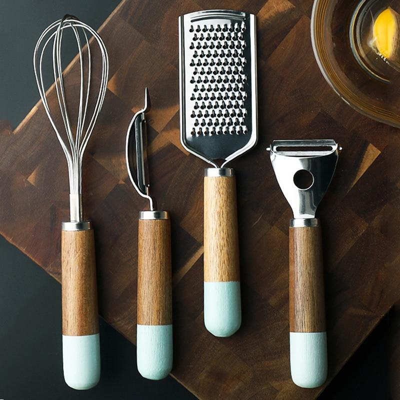 Aqua Dipped Kitchen Utensils Handle Cooking Baking Tools
