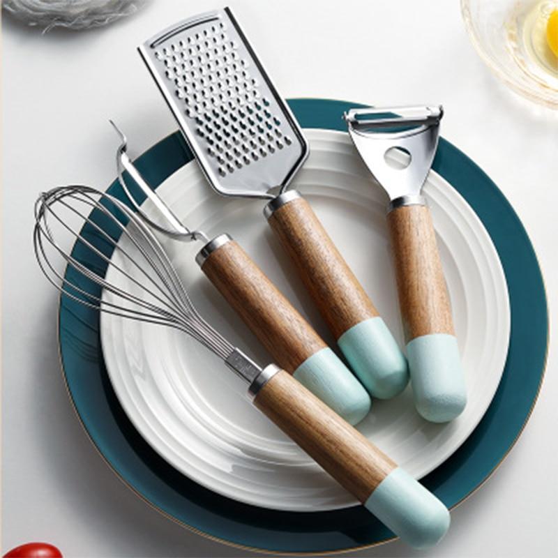 Aqua Dipped Kitchen Utensils Handle Cooking Baking Tools